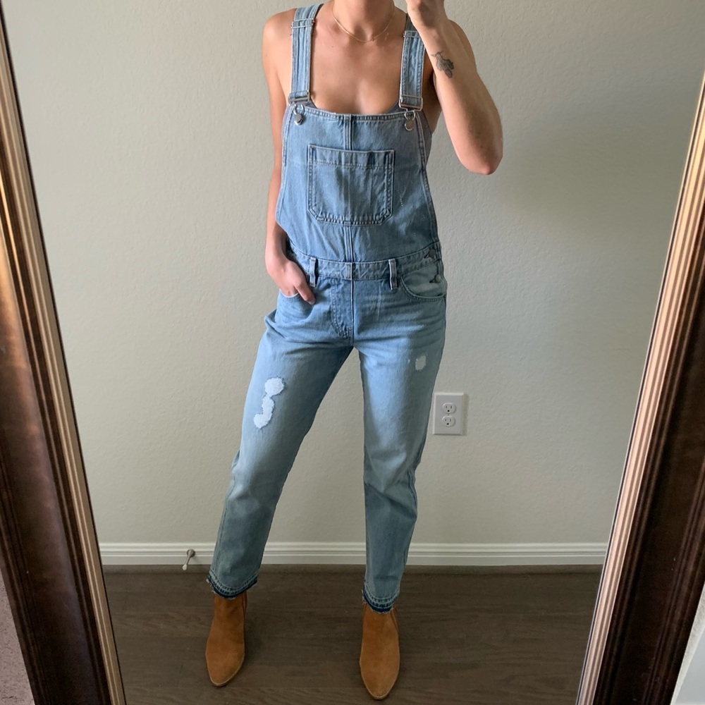 Hudson Jessi Overalls in Light Wash NWOT